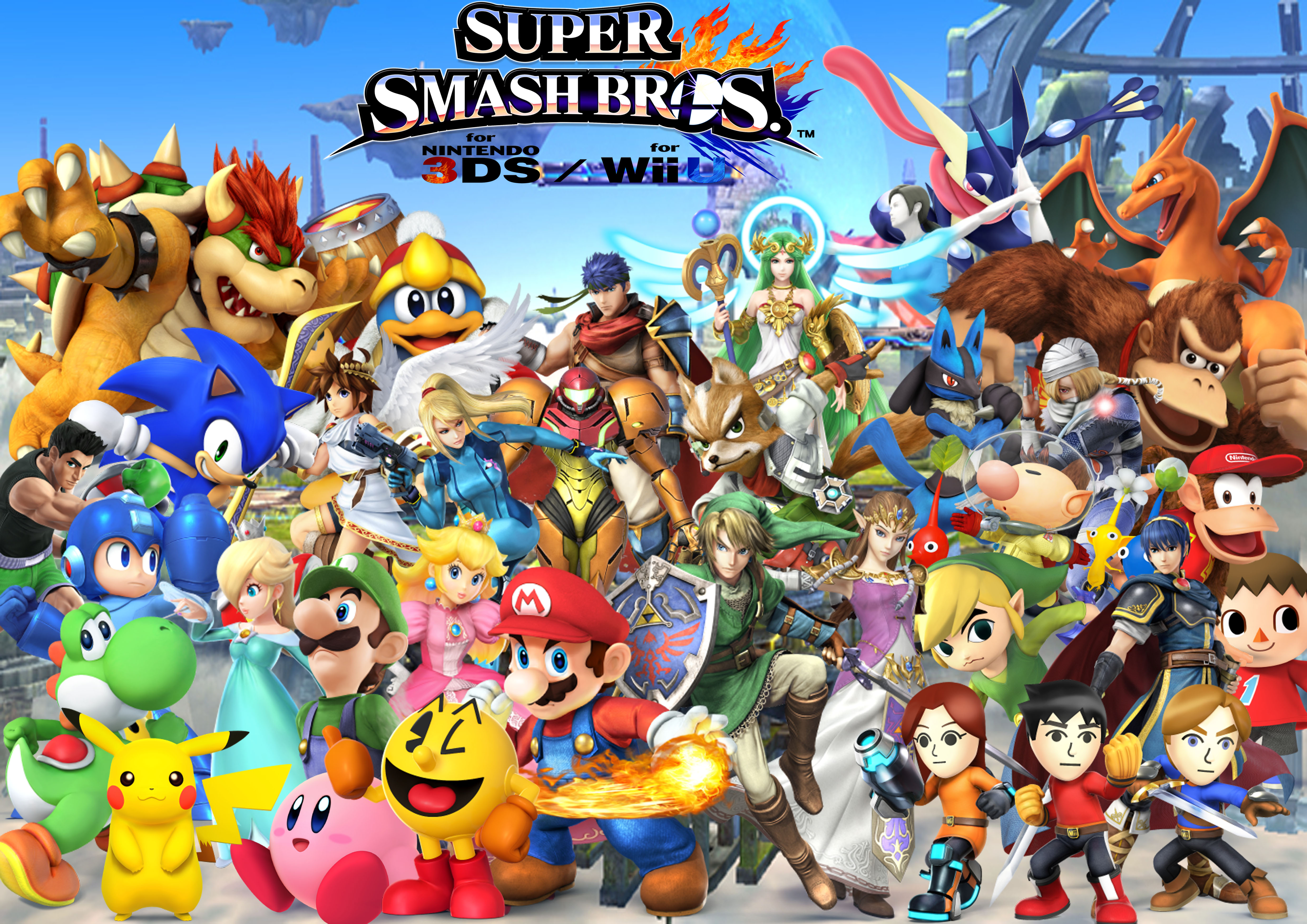 Nintendo Has Announced Super Smash Bros For Wii U Will Be Available