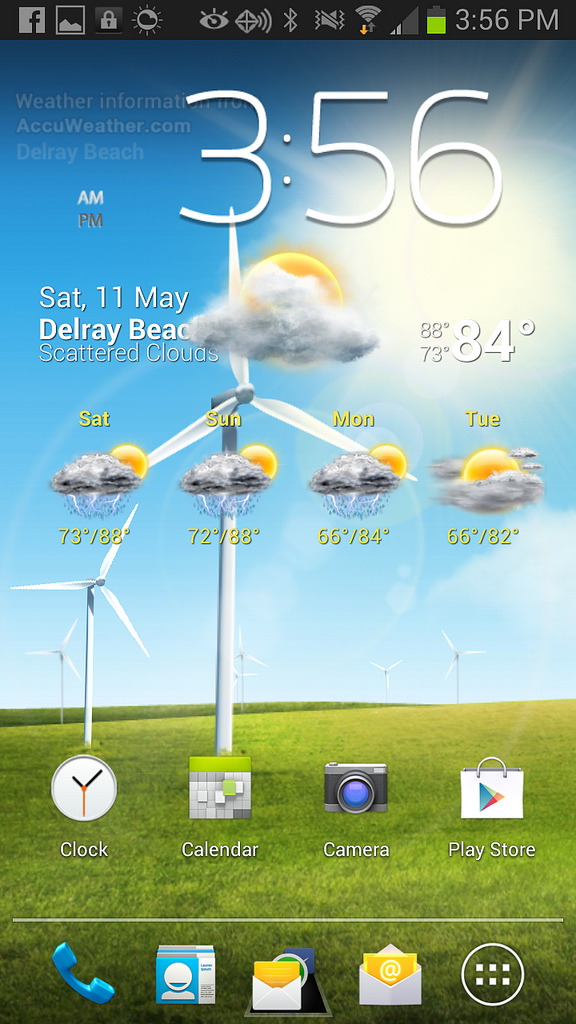 Windy Windmill Live Wallpaper Not Updating To Current Weather