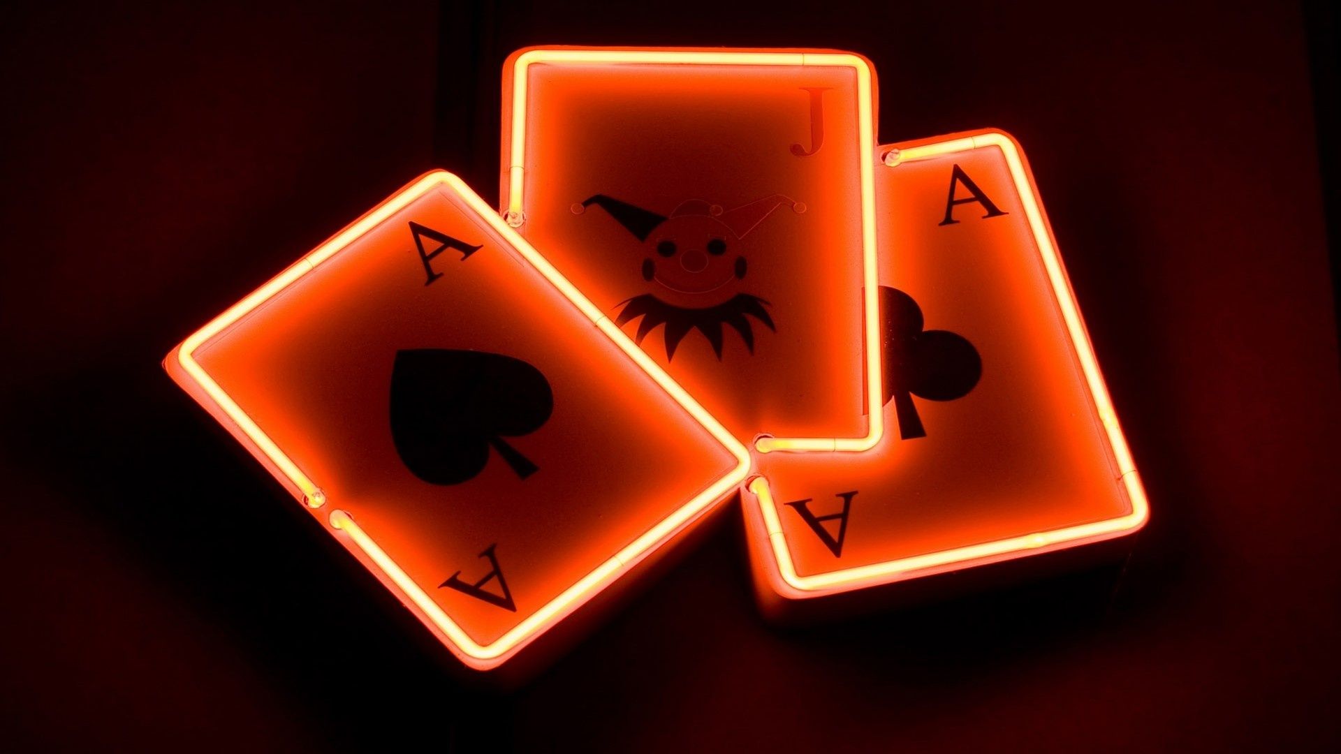 Halloween Playing Cards HD Wallpaper Surftin Neon