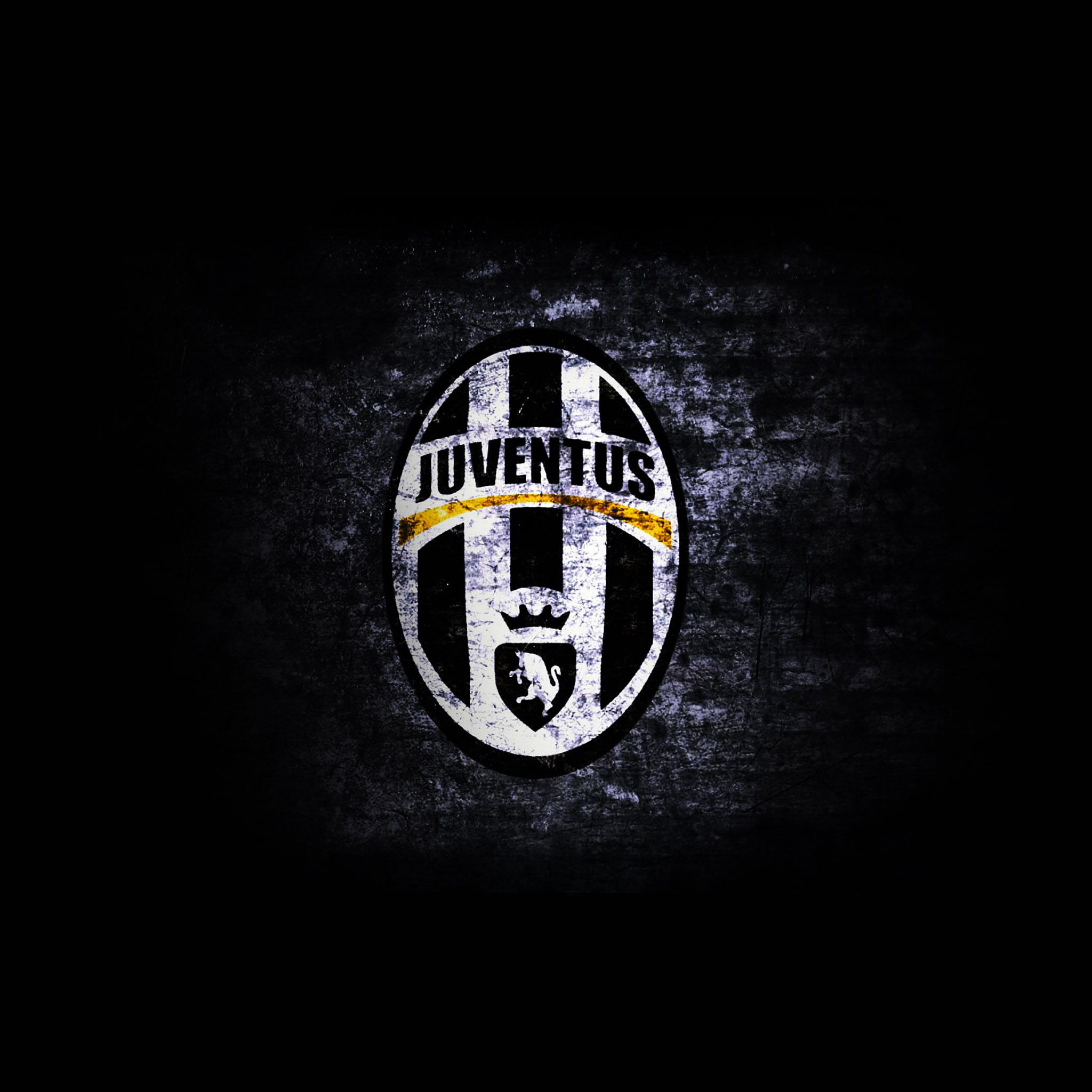 Ios7 Juventus Logo Grunge Parallax HD iPhone iPad Wallpaper