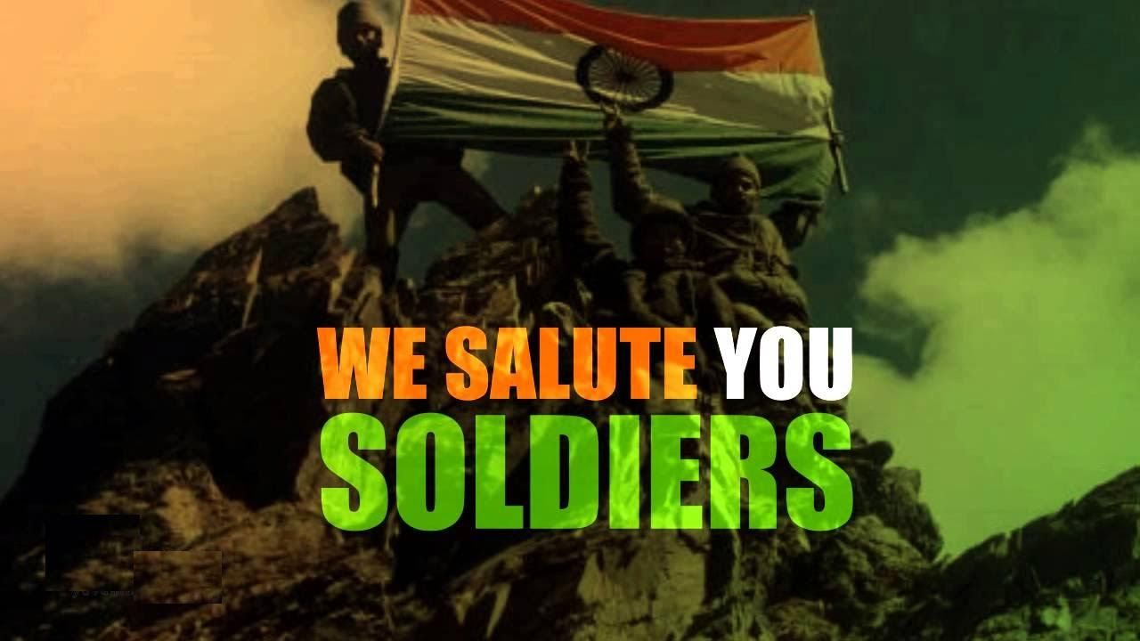 Proud To Soldier Image With Tiranga Salute You Indian Army