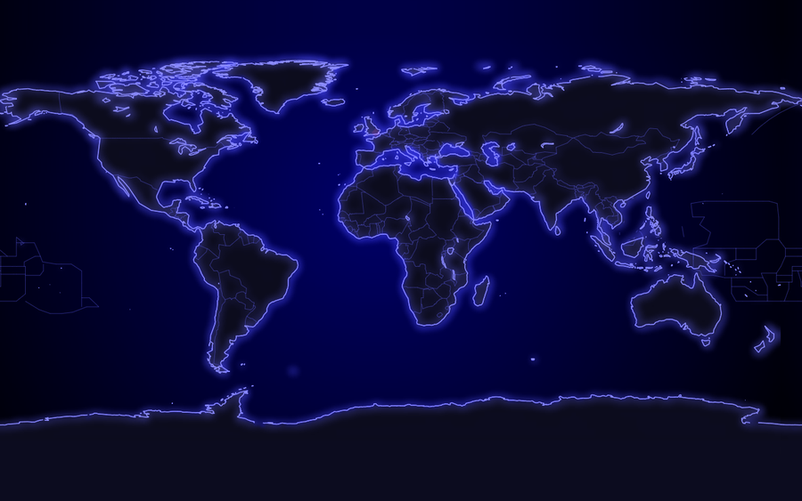 Defcon world map wallpaper by GorillazXD on