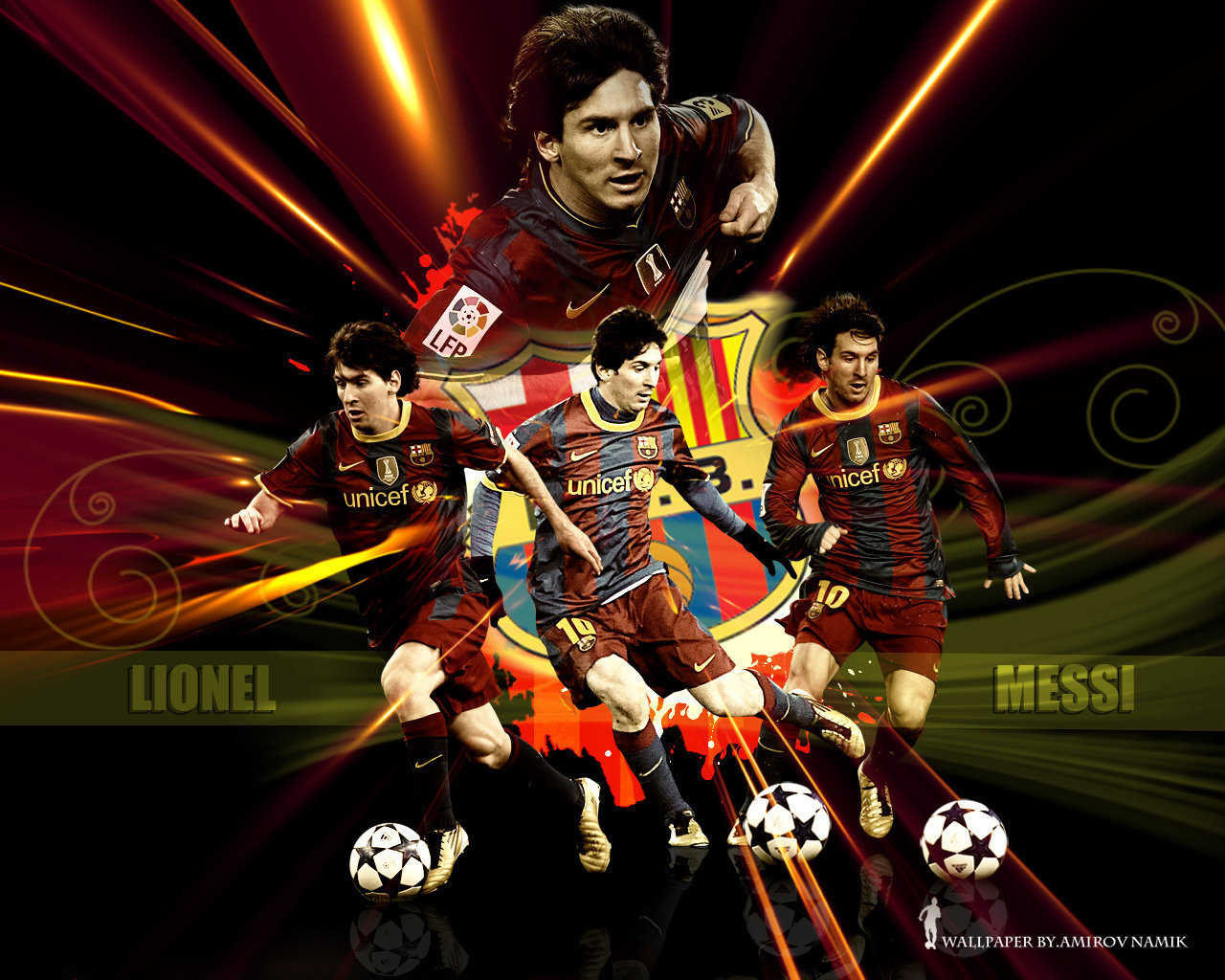 Lionel Andres Messi Fc Barcelona Wallpaper