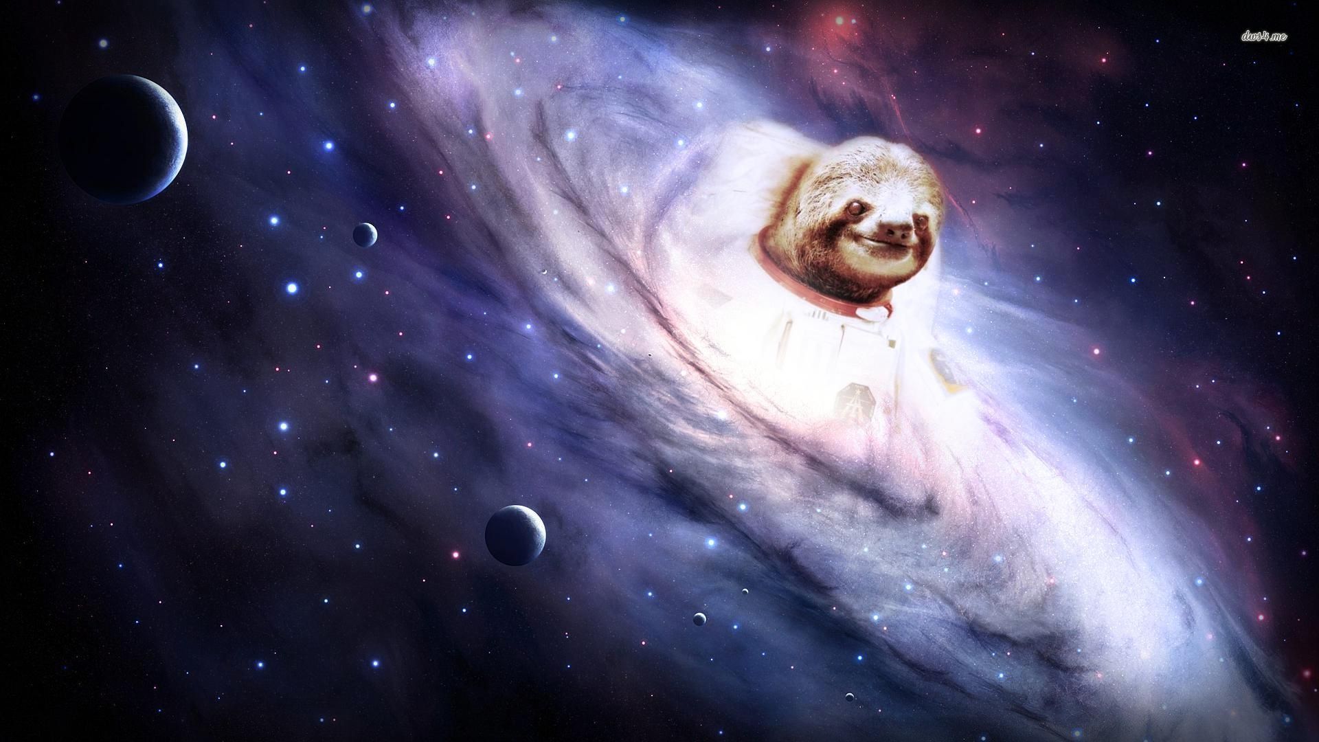 Astronaut Sloth Wallpaper 1920x1080   Pics about space