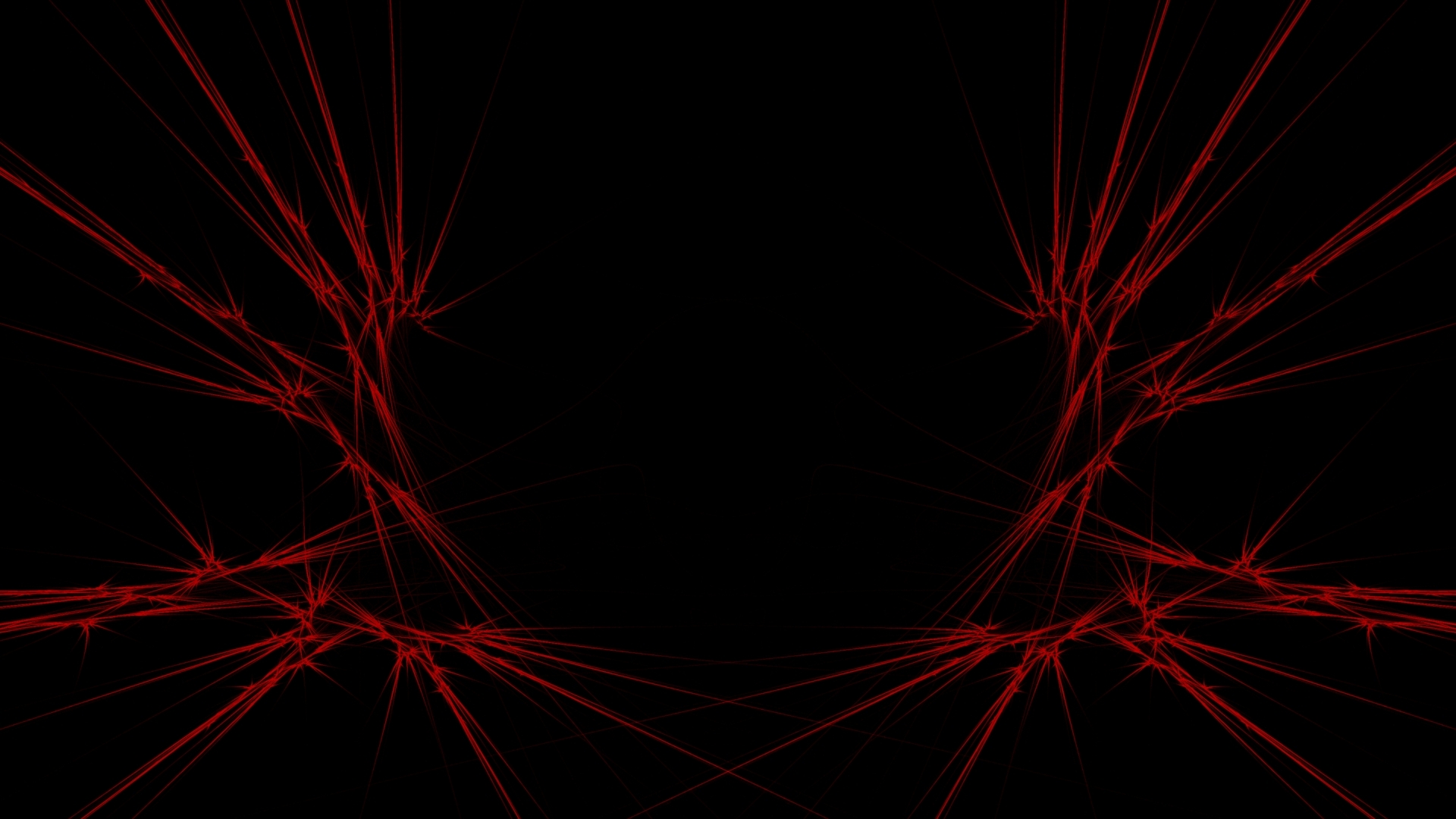 Wallpaper Red Black Abstract Full HD 1080p