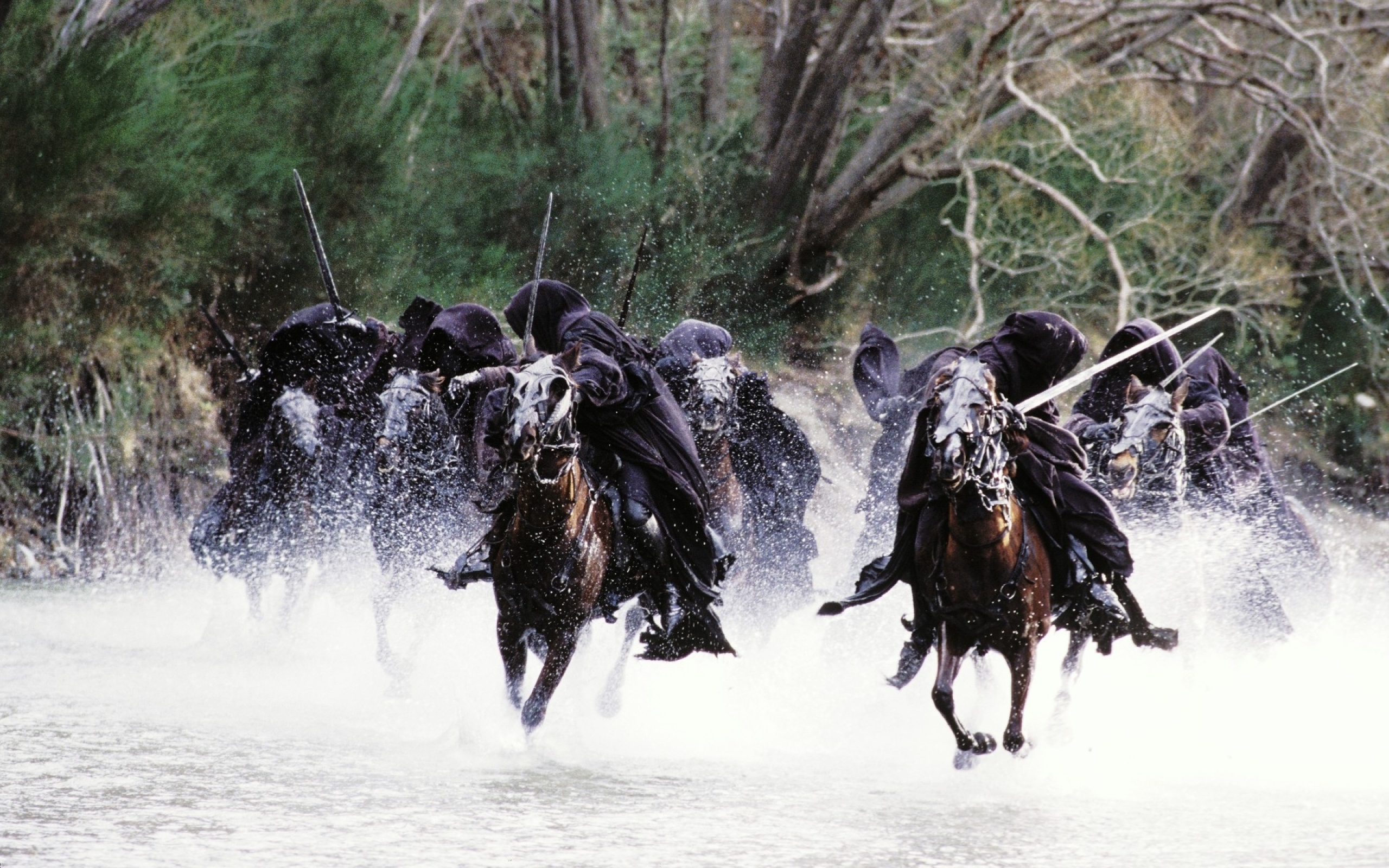 The Lord Of Rings Horses Nazgul Rivers Swords Fellowship
