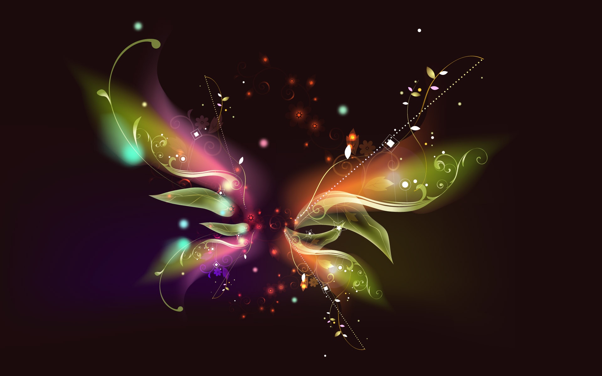 Abstract Butterfly Wallpaper Background