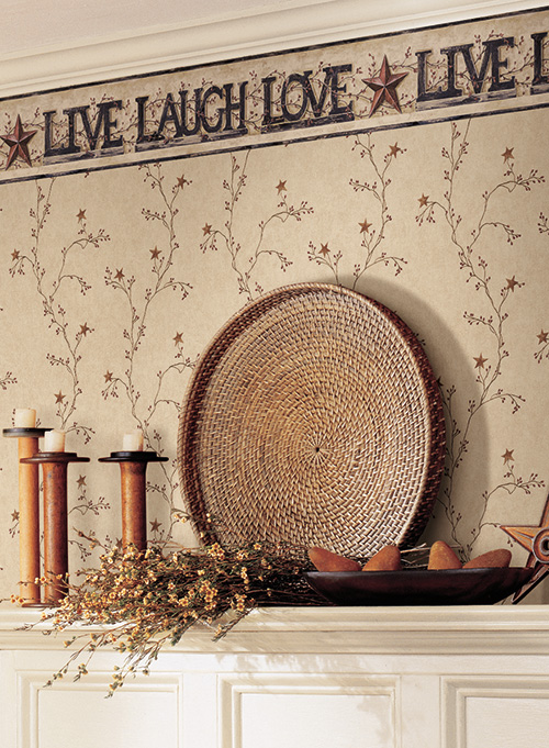 Free download Live Laugh Love boder paired with the star trail wallpaper [500x681] for your