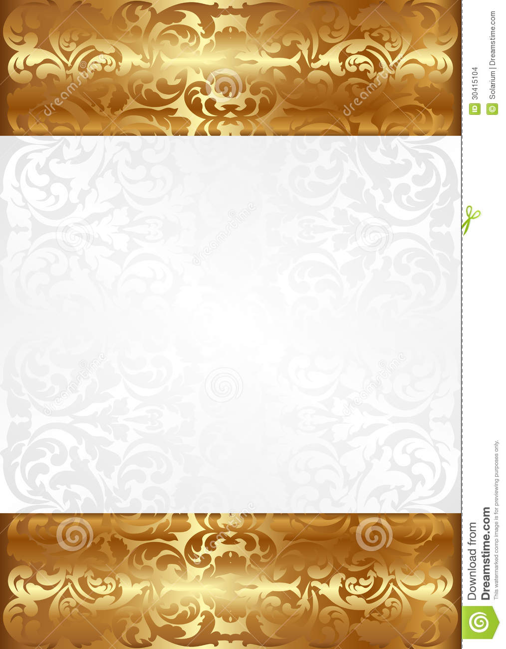 Photo Collection White And Gold Background