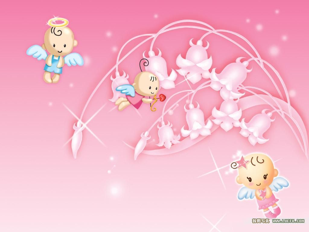 Wallpaper These Cute Little Cupids Will Help You Celebrate Valentine