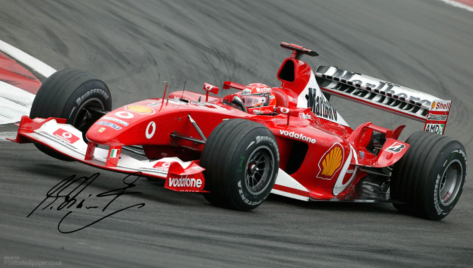 Michael Schumacher Ferrari F1 Ps Vita Wallpaper