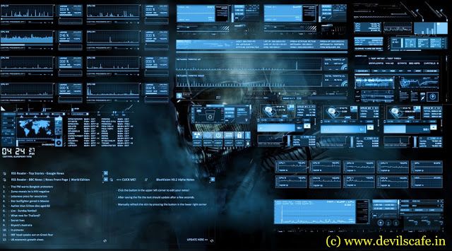 Rainmeter Green Hacker Theme Download