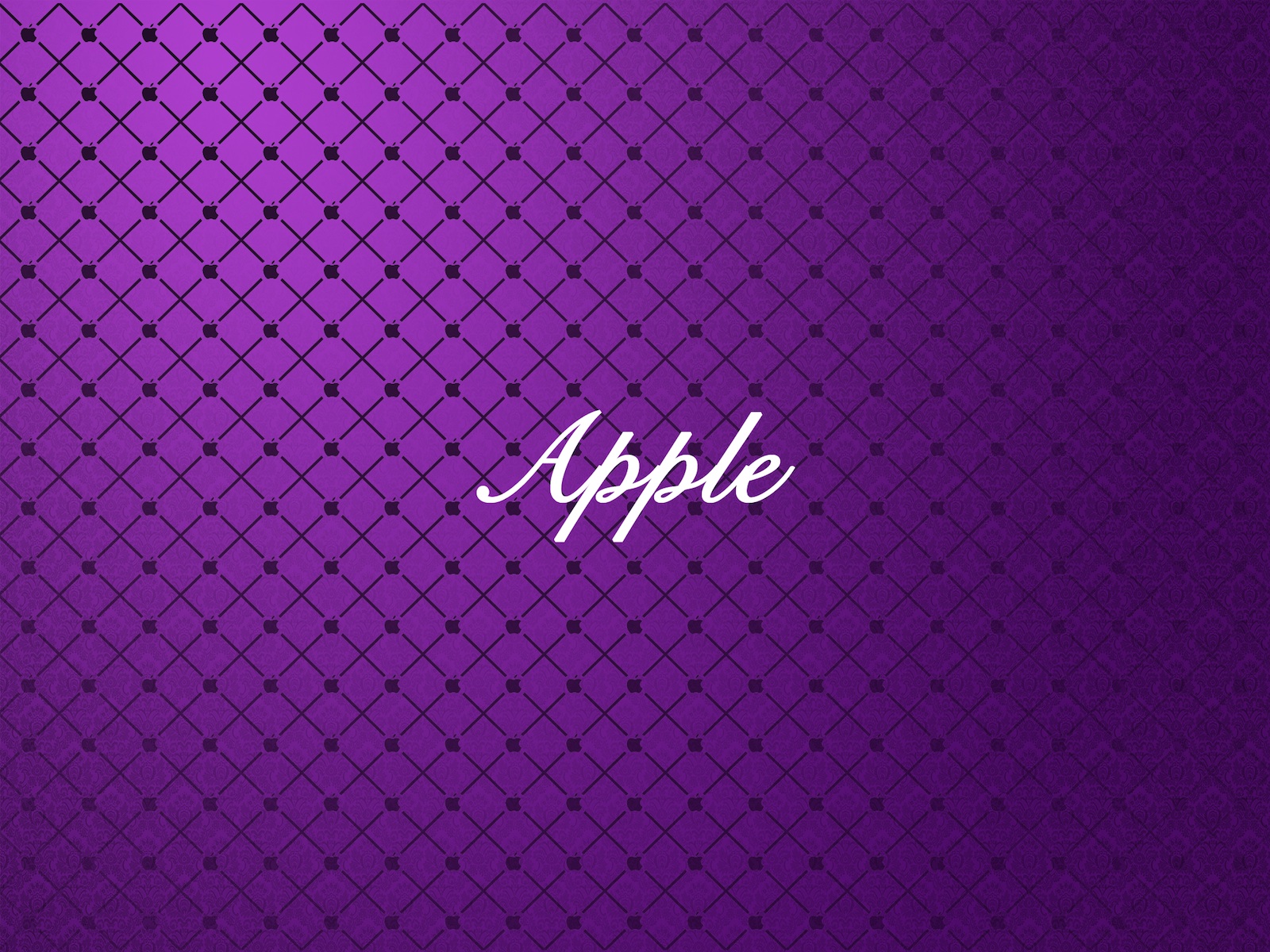 HD Wallpaper Apple Mac Logos Typography Background Purple