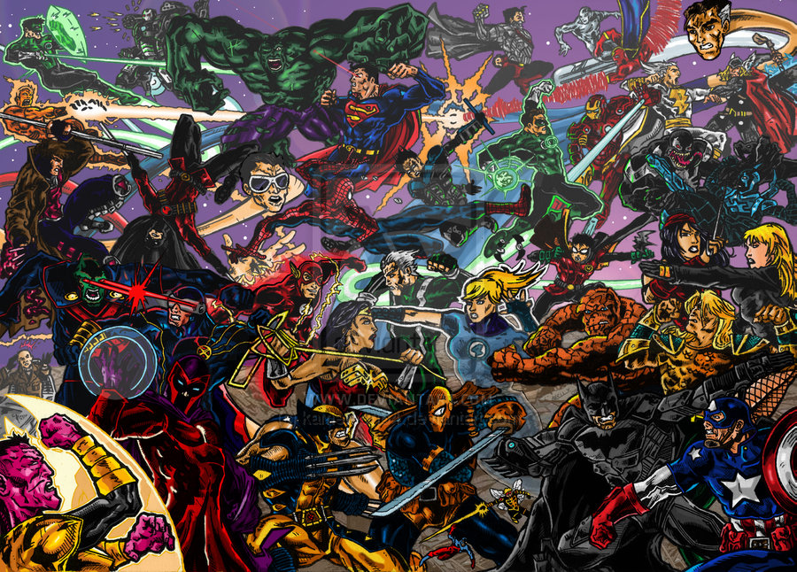26+] Marvel Vs Dc Heroes Wallpaper HD - WallpaperSafari