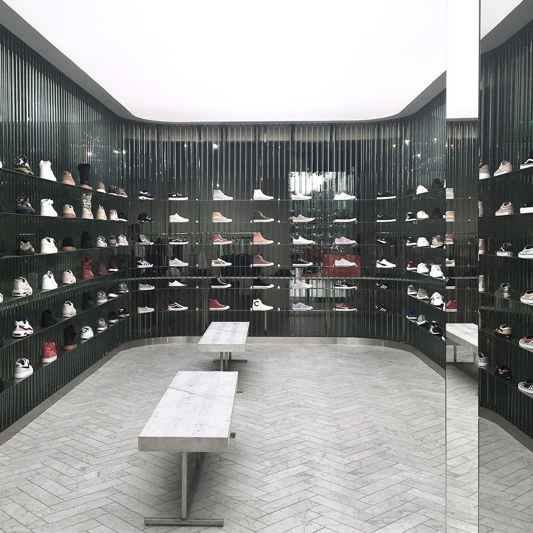 Snarkitecture Creates A Sneaker Shrine For Kith In La