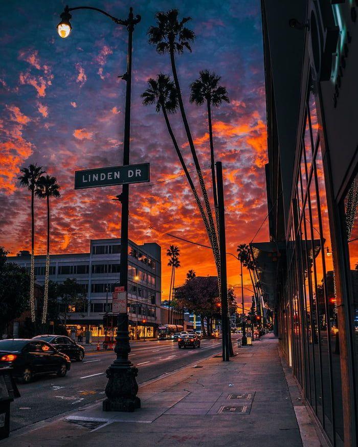 Los Angeles California Sunset Wallpaper