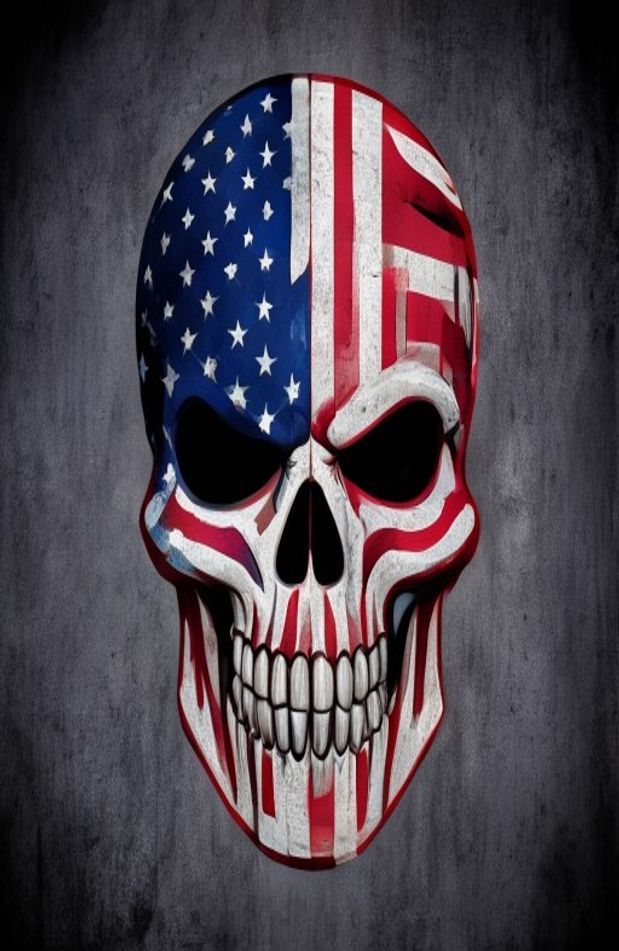 American Flag Punisher Skull Wallpaper