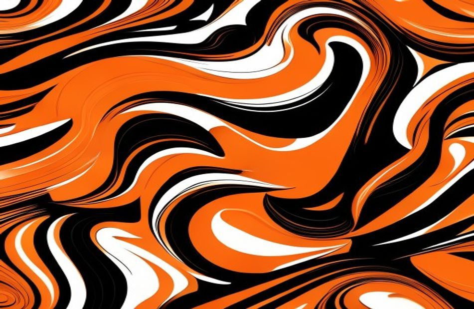 Orange And Black Wallpaper