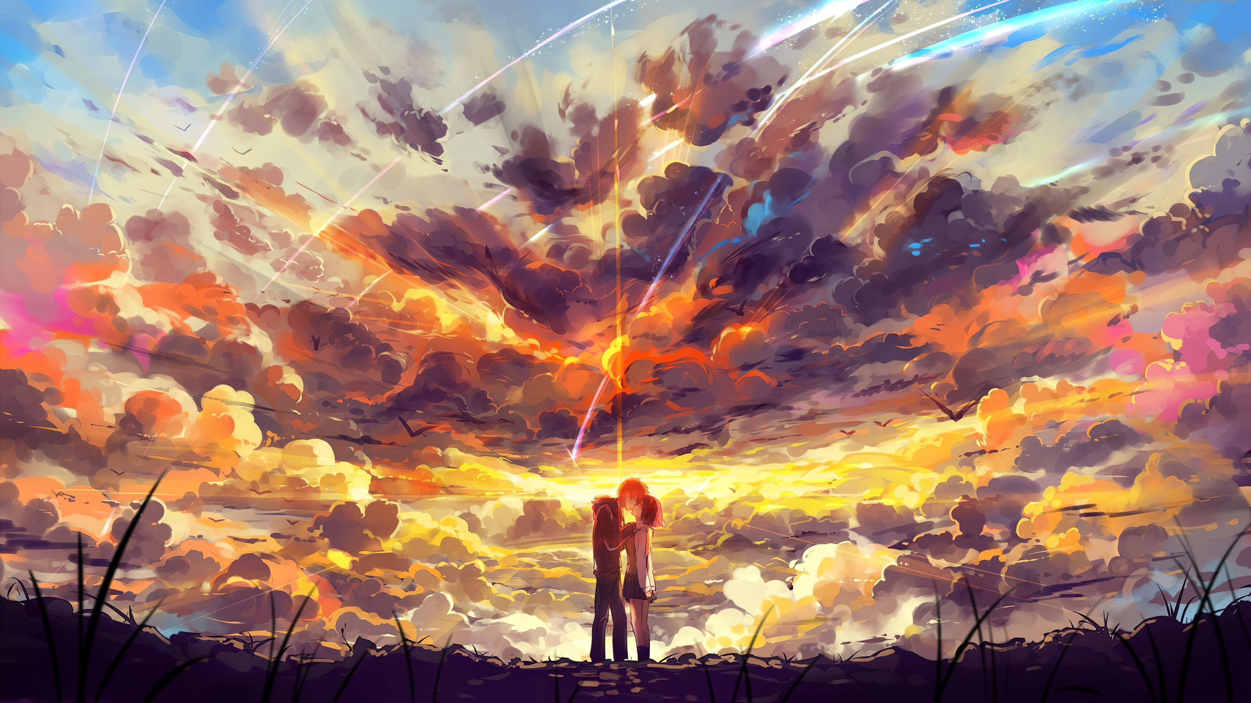 Kimi No Nawa Anime Couple 5k 1440p Resolution HD 4k Wallpaper