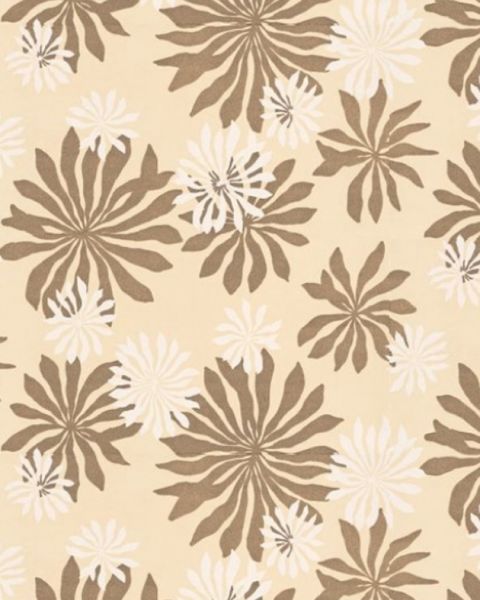Home Brands Miss Print Fleur Cream With Gold