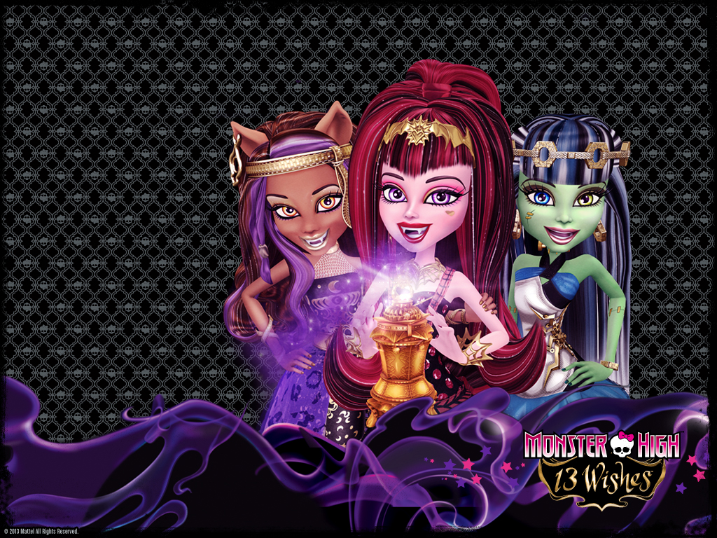 Monster High Wishes Video Game Wallpaper
