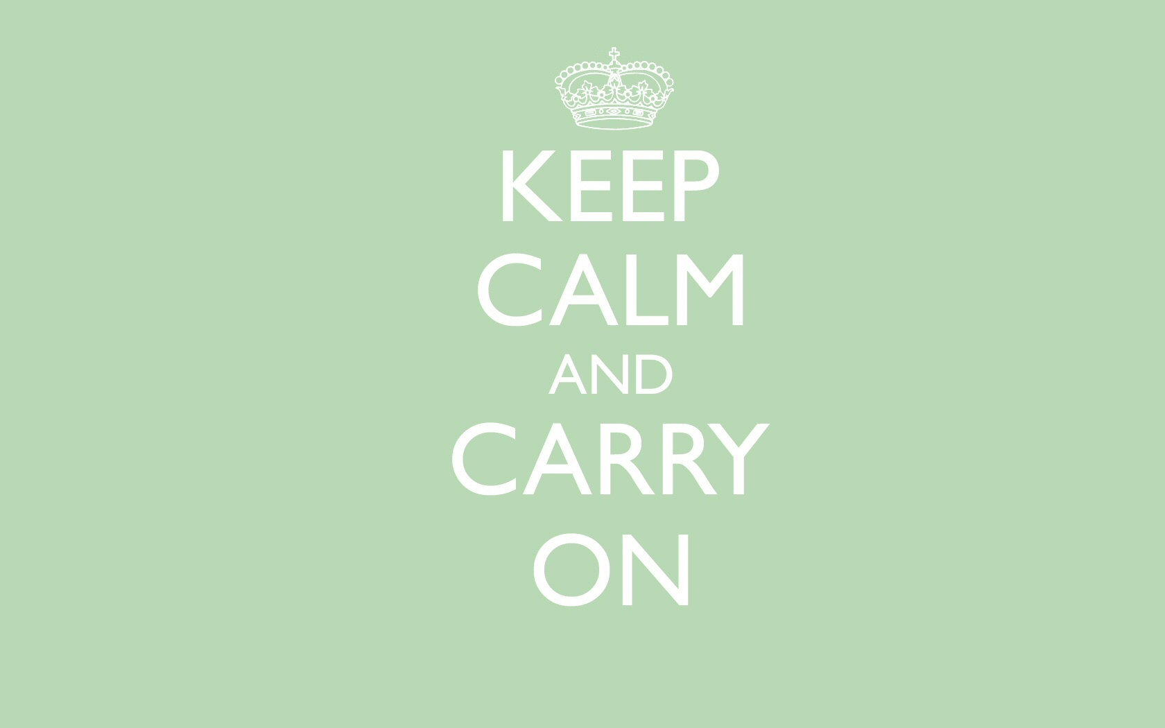 Keep Calm and Carry On Wallpaper Poster Art Print