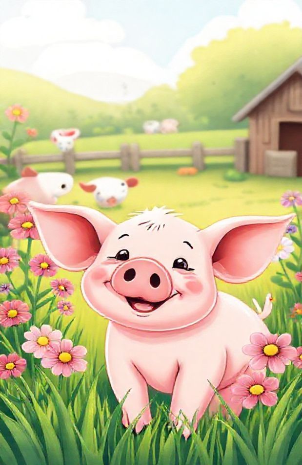 Cute Pig Wallpaper