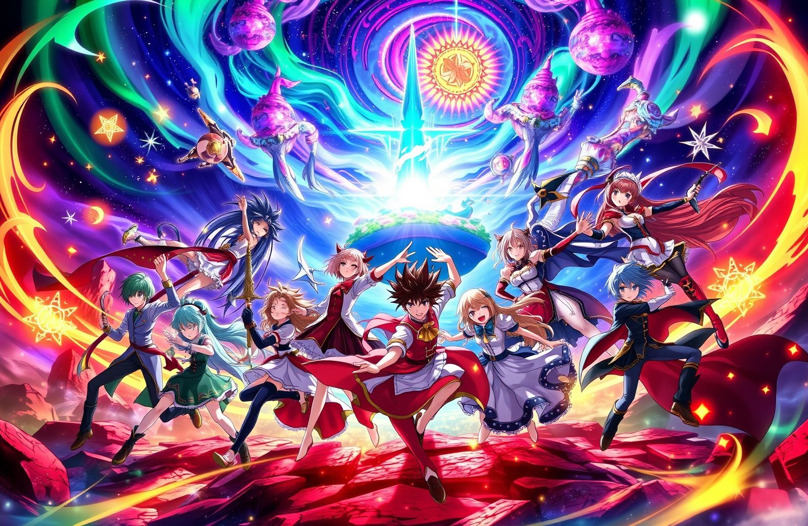 All Anime Characters HD Wallpaper