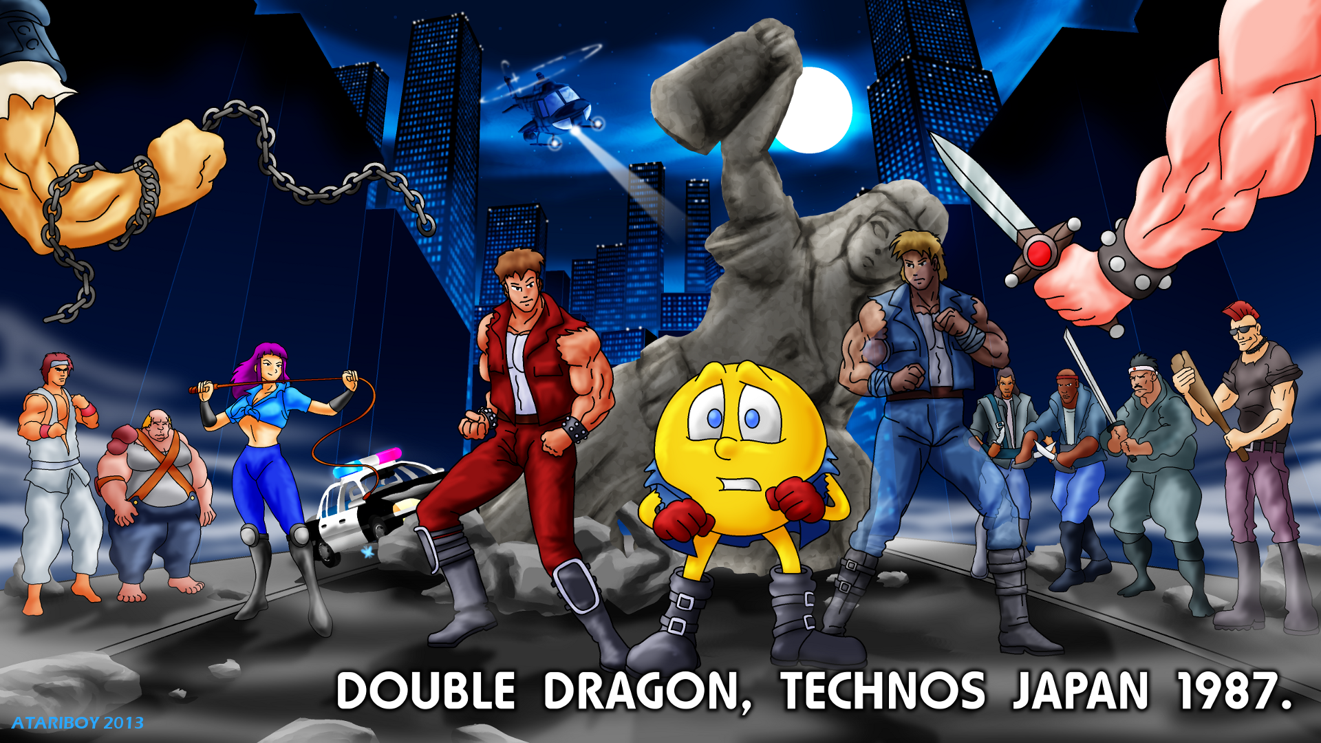 Pacman Fanfic Double Dragon By Atariboy2600 On