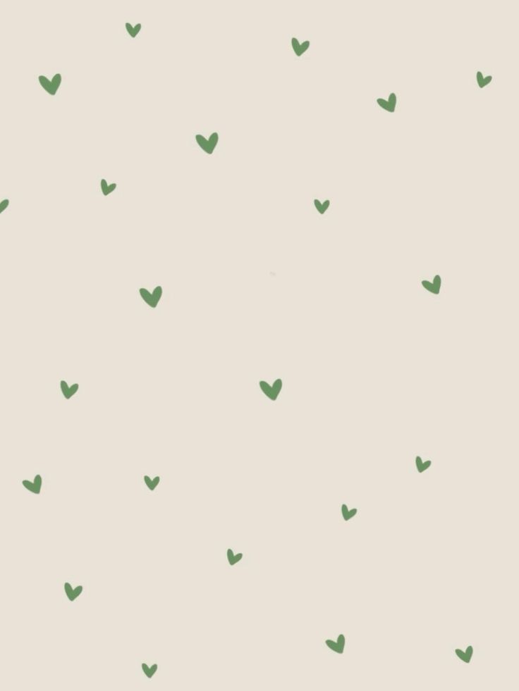 Green Hearts Wallpaper