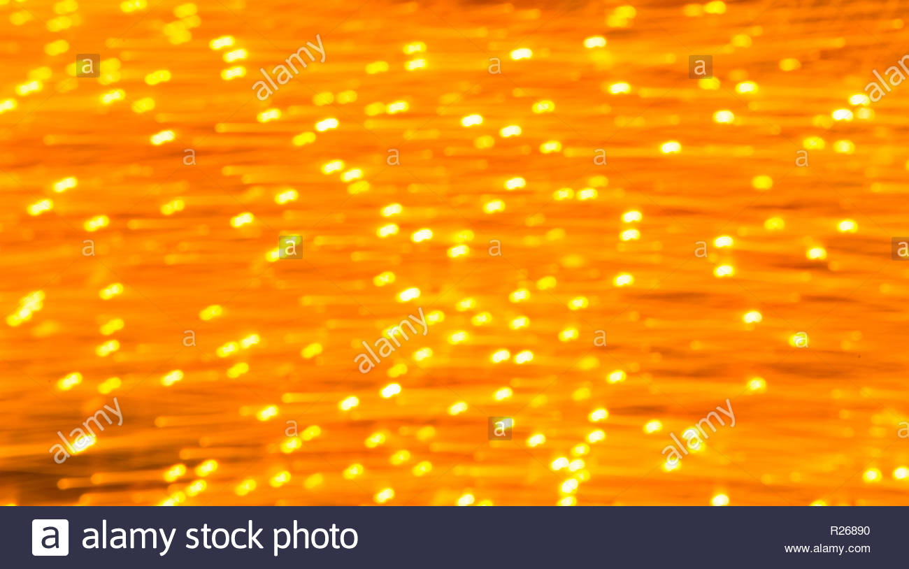 Blurred Bokeh Light Yellow Color Abstract Background Blur Soft