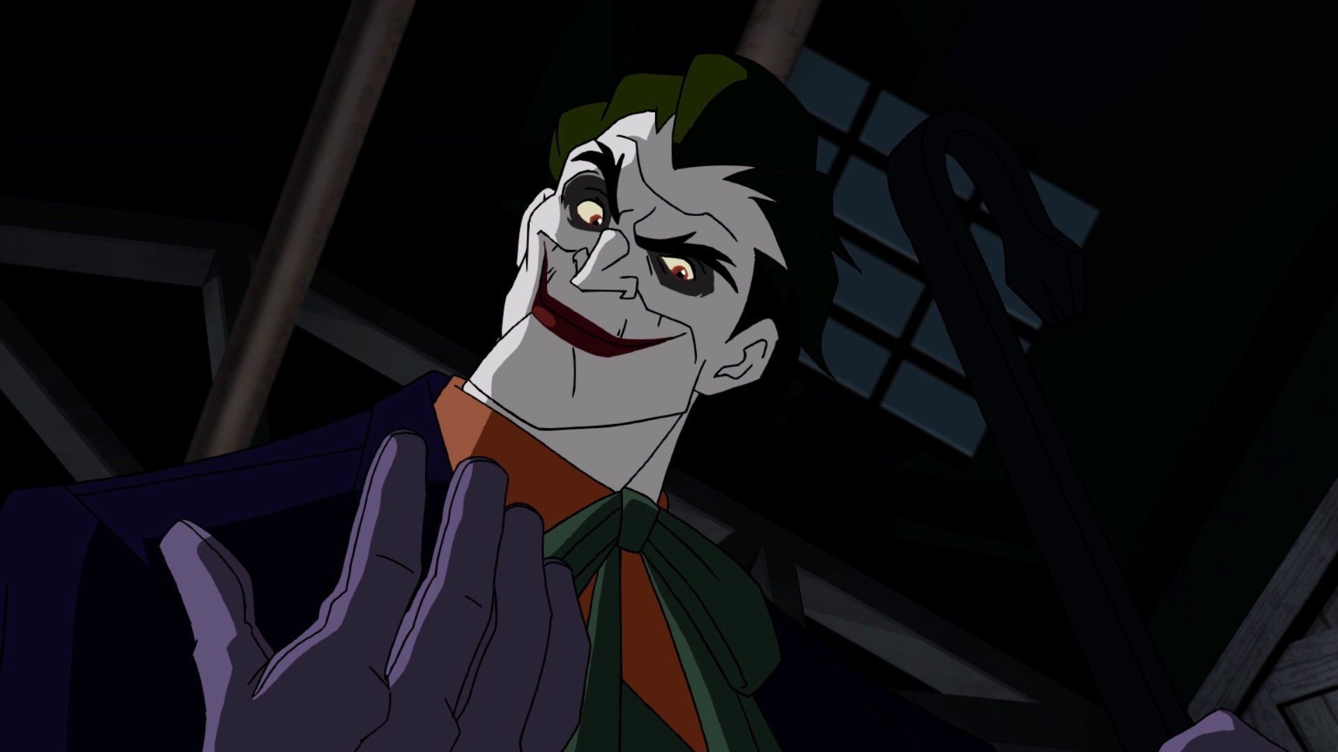 The Joker Batman Under Red Hood Cartoon HD Wallpaper