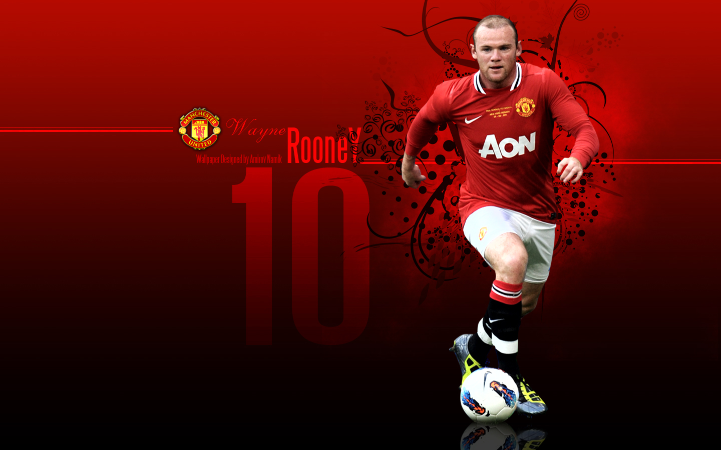 Wayne Rooney Manchester United 1440x900