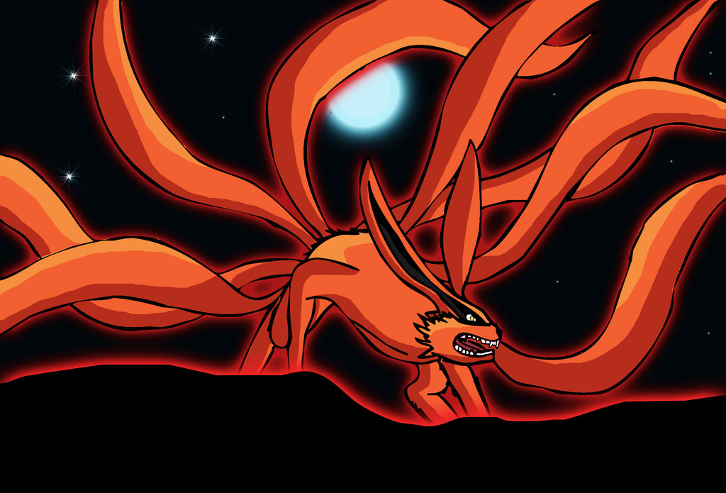 Nine Tail Fox By Jas Dsixxm Pixel Anime HD Wallpaper