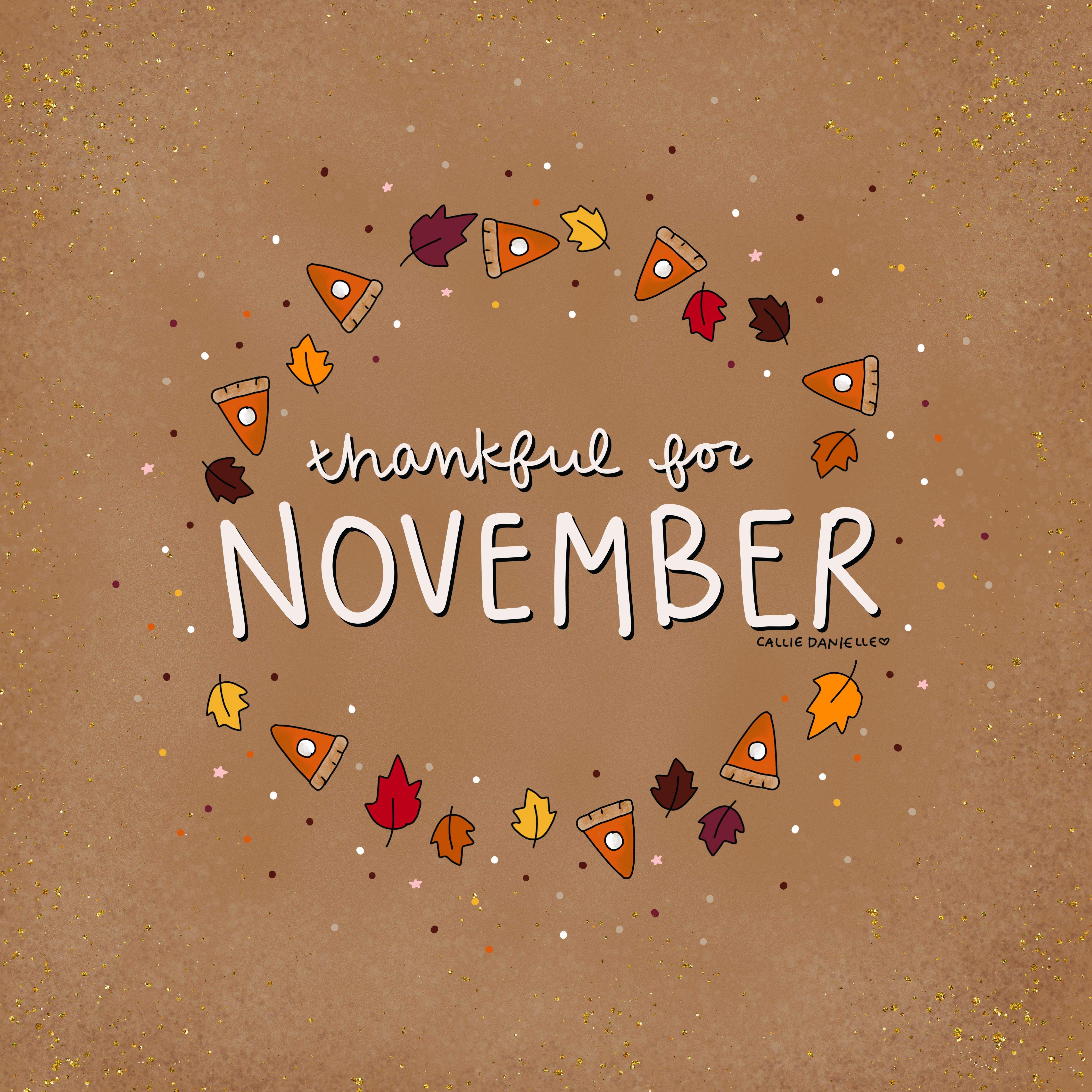 November Doodle Quote By Callie Danielle Hello Wele