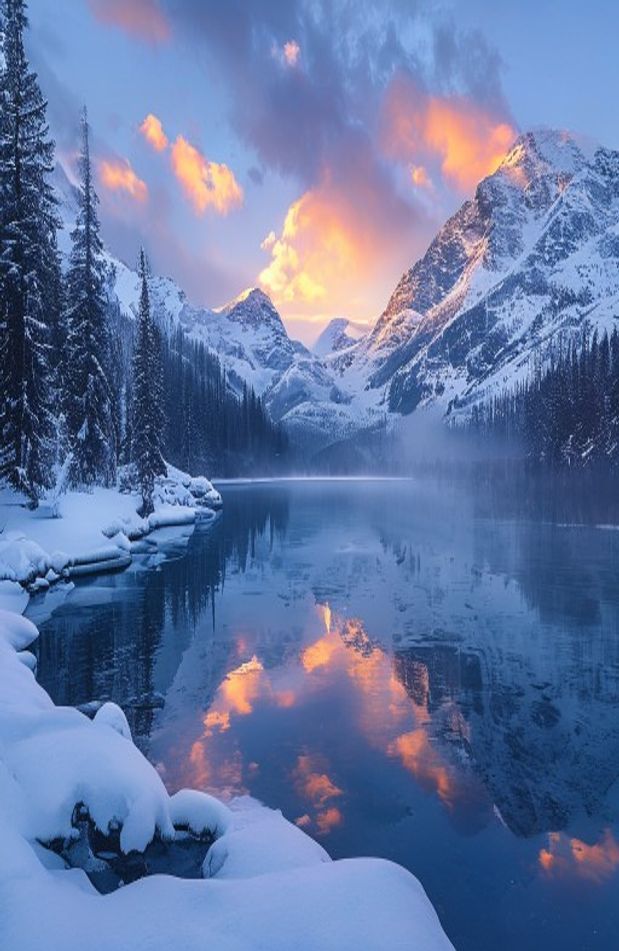 Winter Mountain Wallpaper