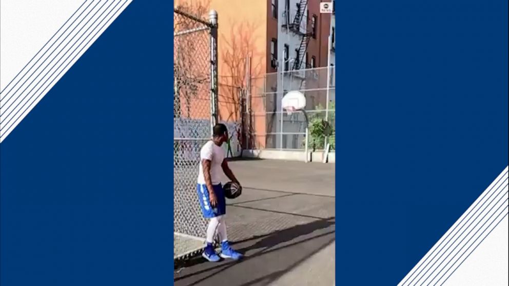 College Basketball Player Nails Full Court Trick Shot Video Abc News