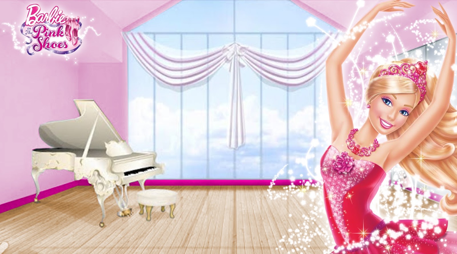 Barbie In Pink Shoes Wallpaper