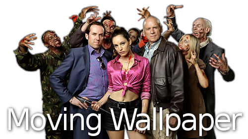 Moving Wallpaper Tv Show Image With Logo And Character