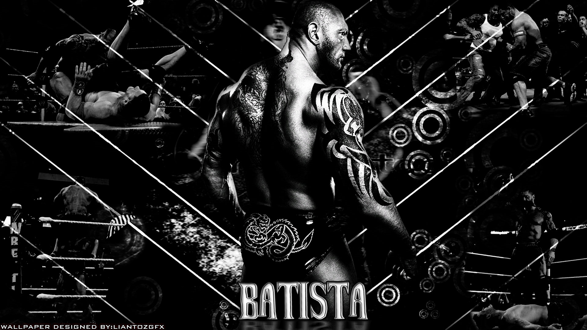Batista Wwe Superstar Wallpaper