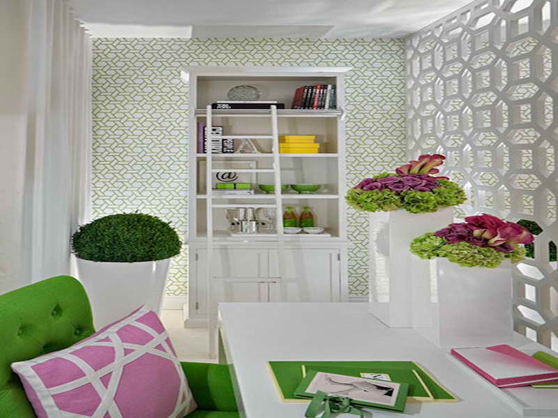 Lattice Wallpaper Design Ethnic Style For Home Decor Interior
