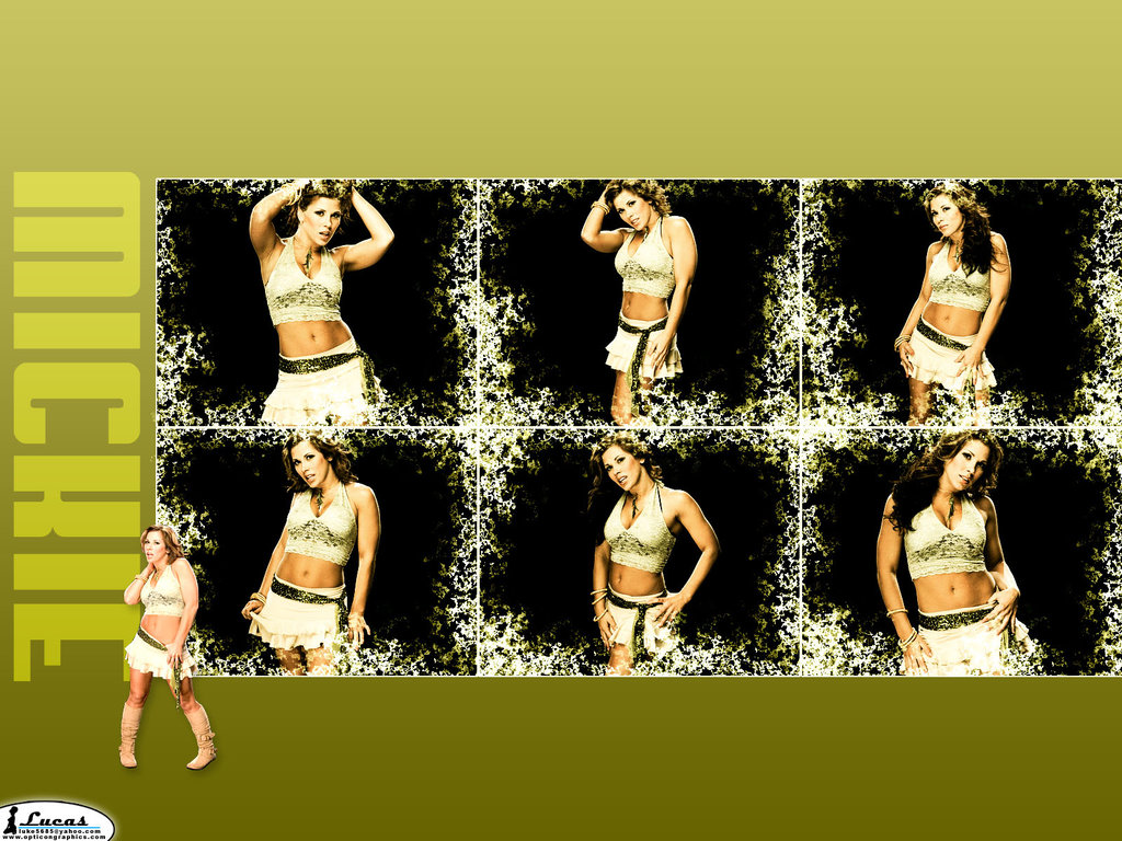 Mickie James Wallpaper by m r x on