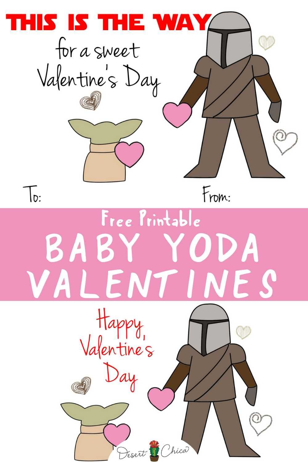 Happy Valentines Day from Baby Yoda and Mando in 2020 Yoda