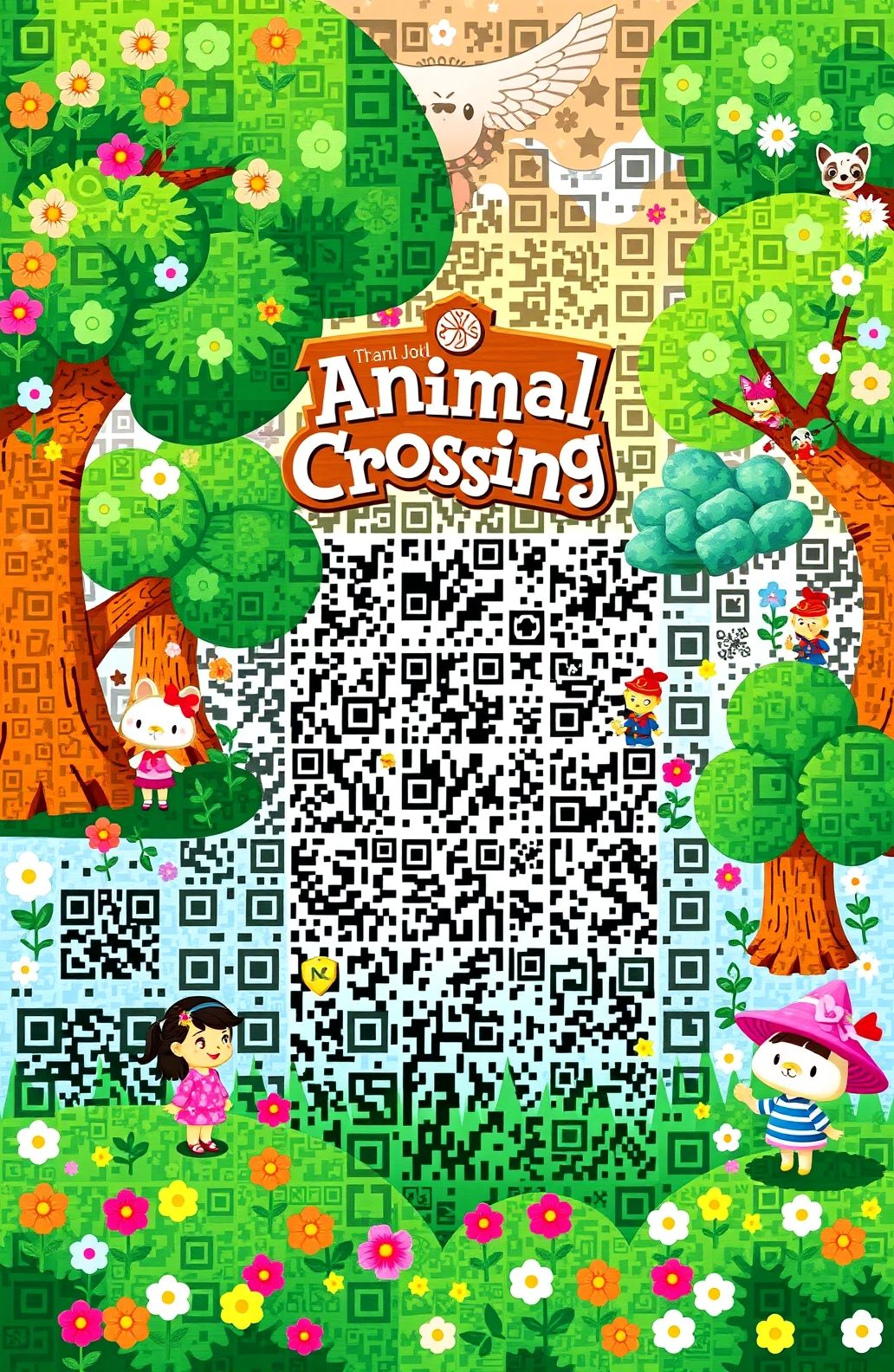 Animal Crossing Qr Codes Wallpaper