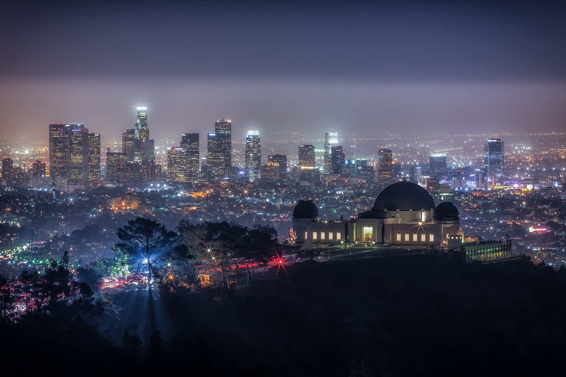Griffith Park California Usa Wallpaper Background