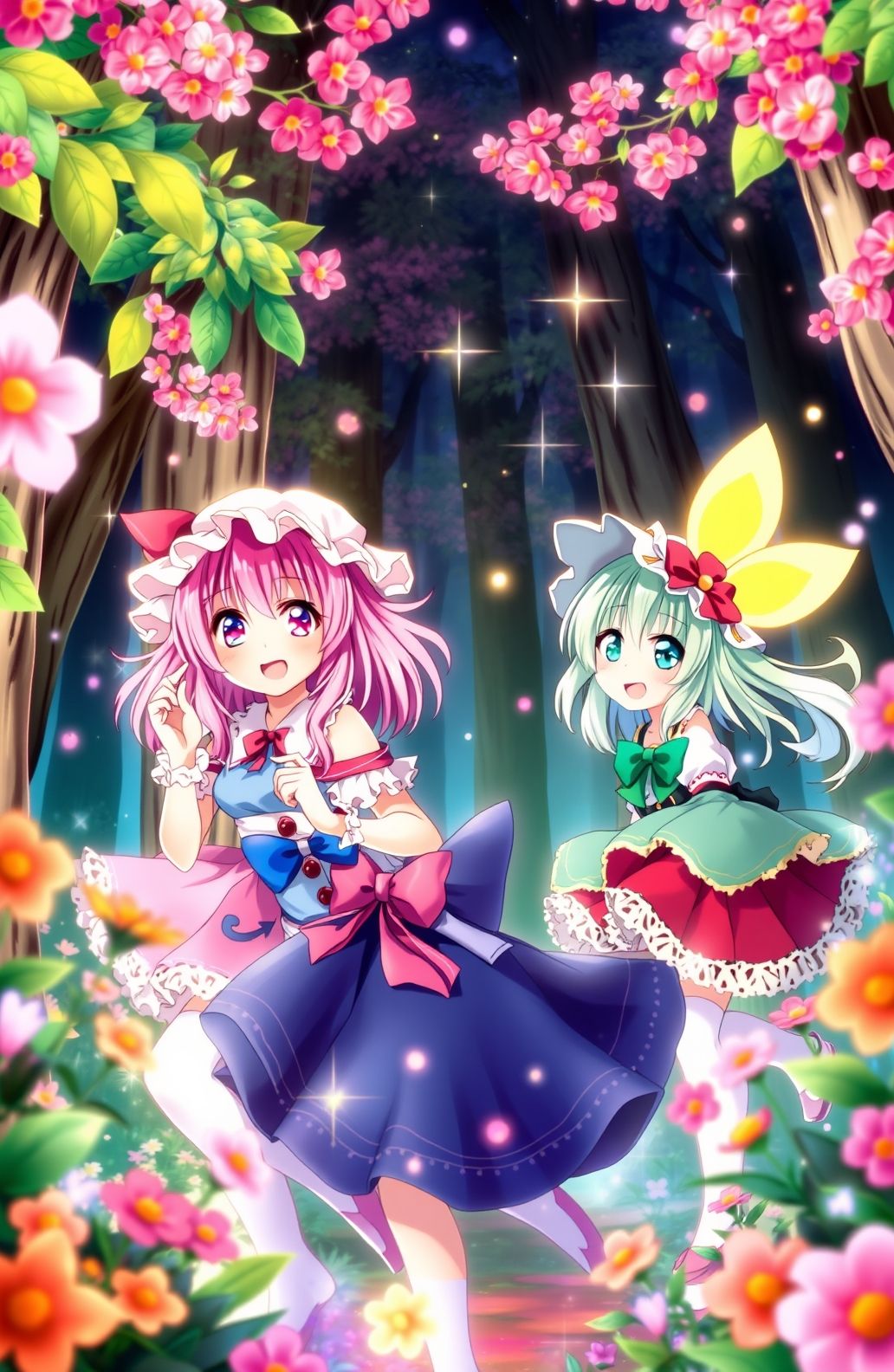 Cute Anime Girls Wallpaper