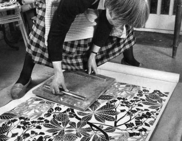 Designer Marthe Armitage Has Been Making Her Hand Blocked Wallpaper