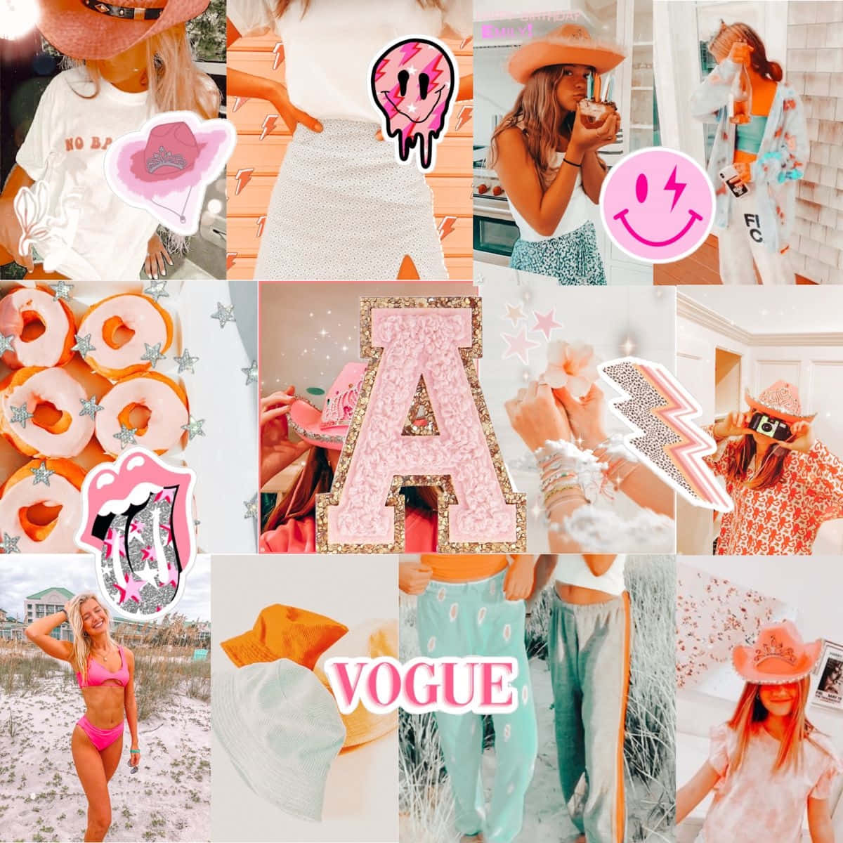 Preppy Girl Aesthetic Wallpaper