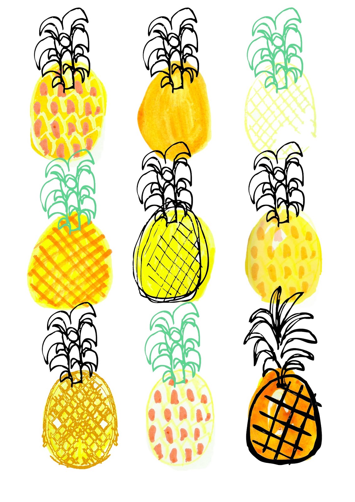 Pineapple Wallpaper Heres one i made earlier