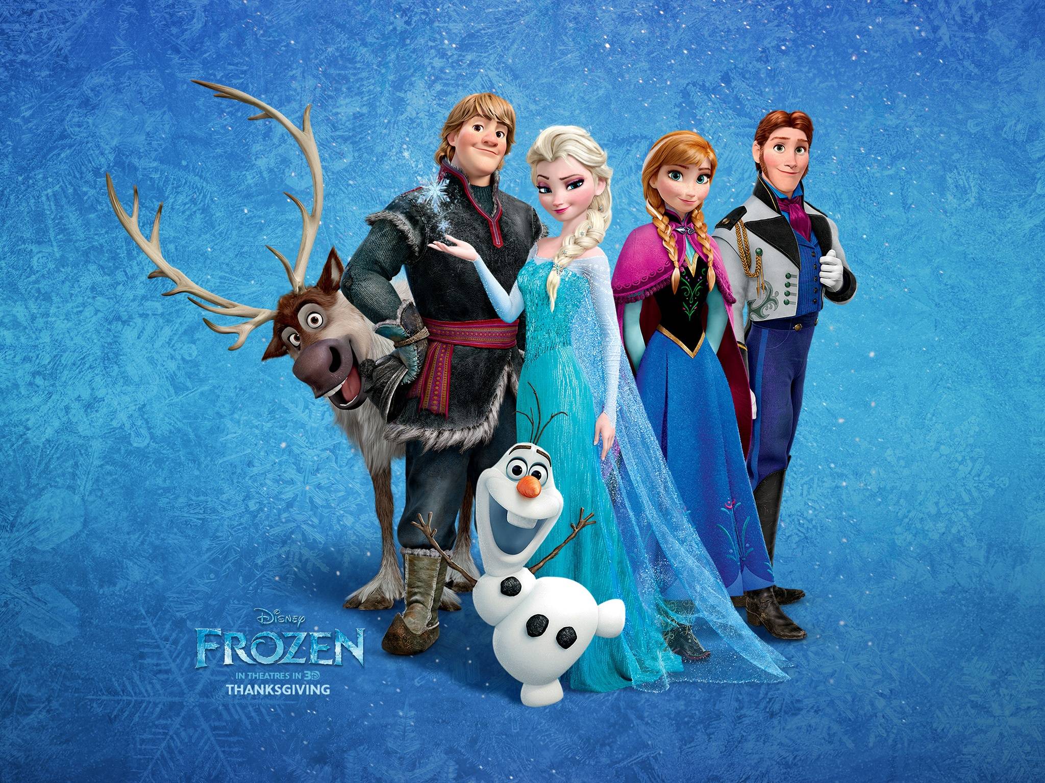 Wallpaper for Frozen Frozen is a 2013 American computer animated